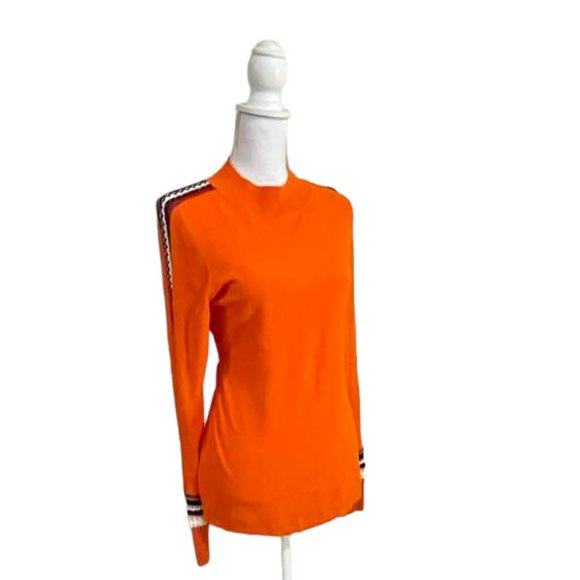 AmelieBoutik Comfy Orange Top with Sleeves Design - Women - XL - Picture 3 of 16